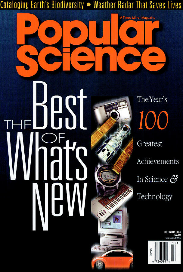 Popular Science Magazine Cover December 1994 Digital Art by Popular Science Popular Science Magazine Cover December 1994 Digital Art by Popular Science