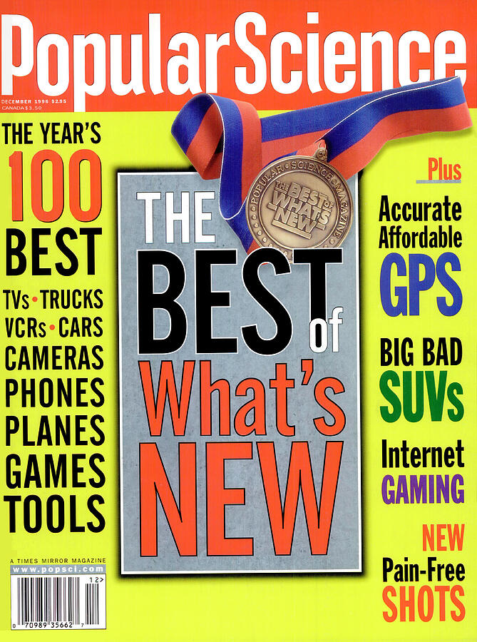 Popular Science Magazine Cover December 1996 Drawing by Popular Science Popular Science Magazine Cover December 1996 Drawing by Popular Science