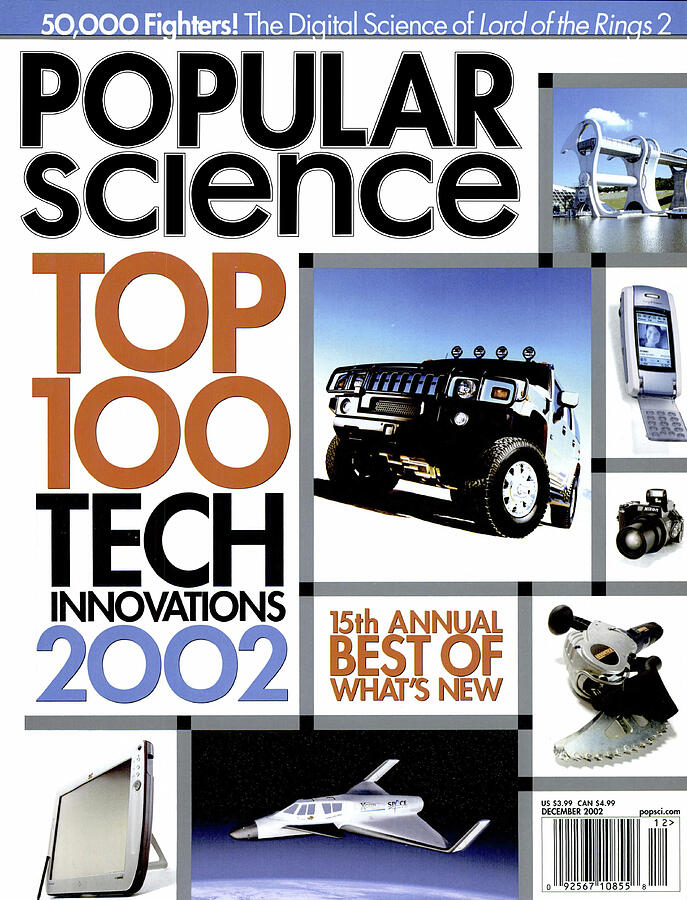 Popular Science Magazine Cover December 2002 Digital Art by Popular Science Popular Science Magazine Cover December 2002 Digital Art by Popular Science