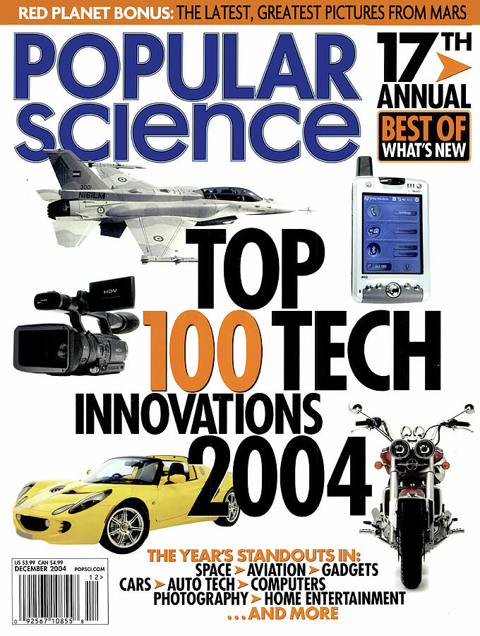 Popular Science Magazine Cover December 2004 Digital Art by Popular Science Popular Science Magazine Cover December 2004 Digital Art by Popular Science