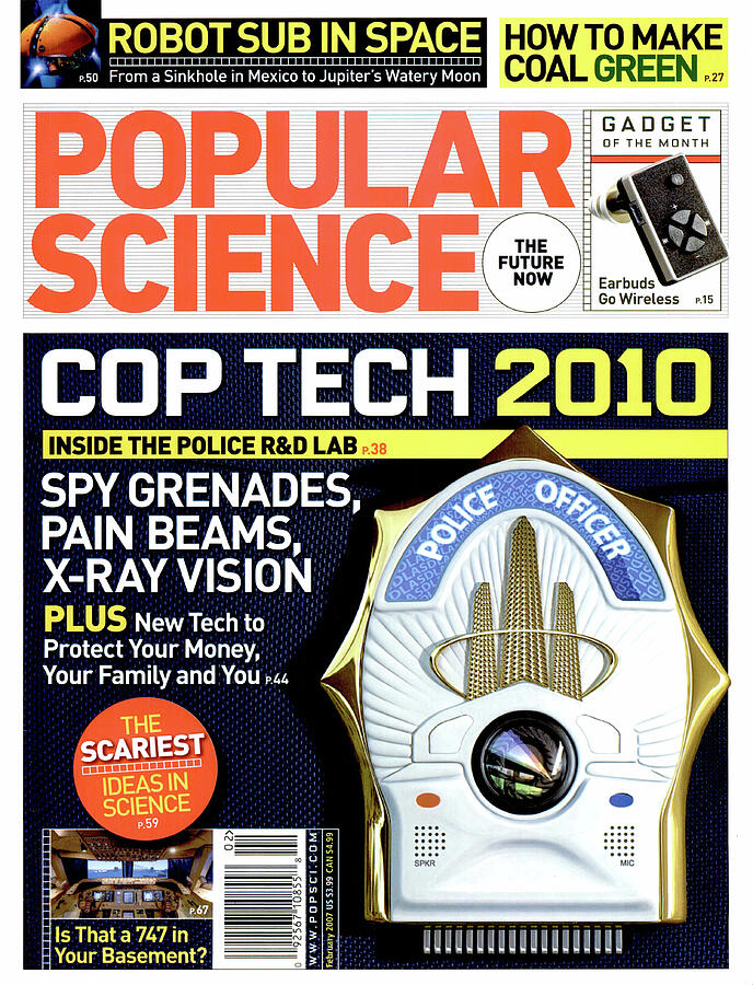 Popular Science Magazine Cover February 2010 Digital Art by Popular Science