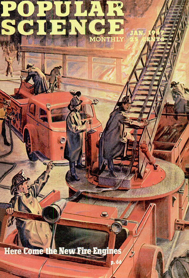 Popular Science Magazine Cover January 1947 Drawing by Popular Science Popular Science Magazine Cover January 1947 Drawing by Popular Science