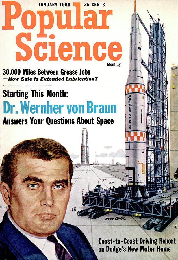Popular Science Magazine Cover January 1963 Drawing by Popular Science Popular Science Magazine Cover January 1963 Drawing by Popular Science