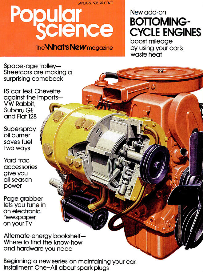 Popular Science Magazine Cover January 1976 Issue Drawing by Popular Science Popular Science Magazine Cover January 1976 Issue Drawing by Popular Science