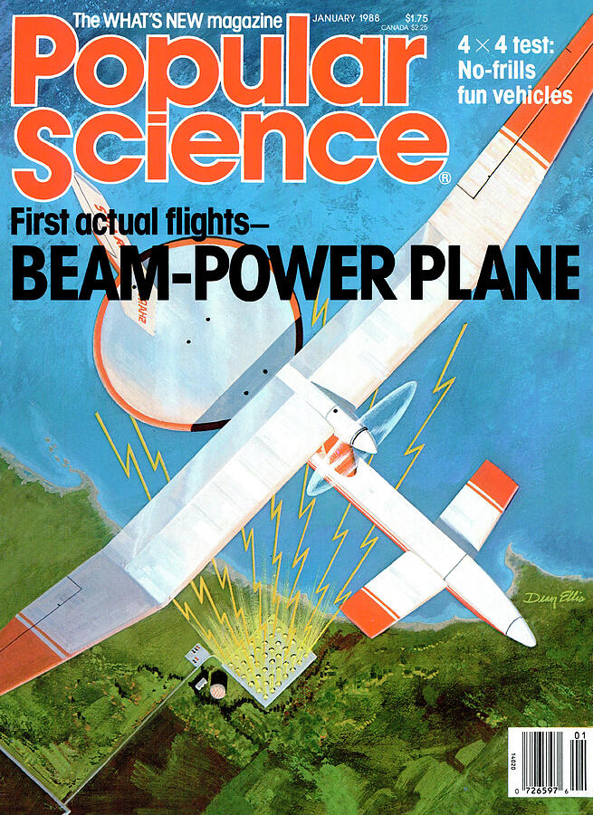 Popular Science Magazine Cover January 1988 Issue Drawing by Popular Science Popular Science Magazine Cover January 1988 Issue Drawing by Popular Science