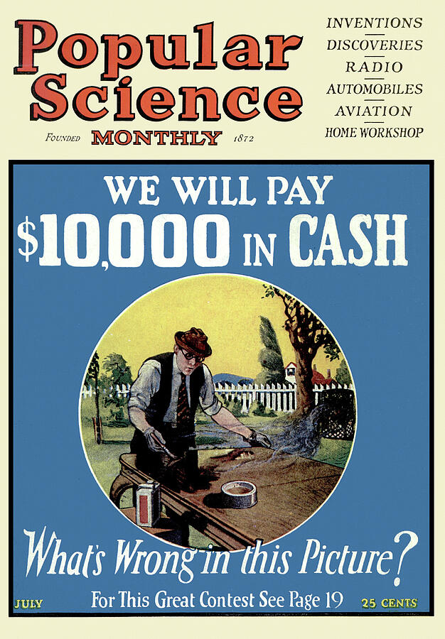 Popular Science Magazine Cover July, 1931 Drawing by Popular Science Popular Science Magazine Cover July, 1931 Drawing by Popular Science