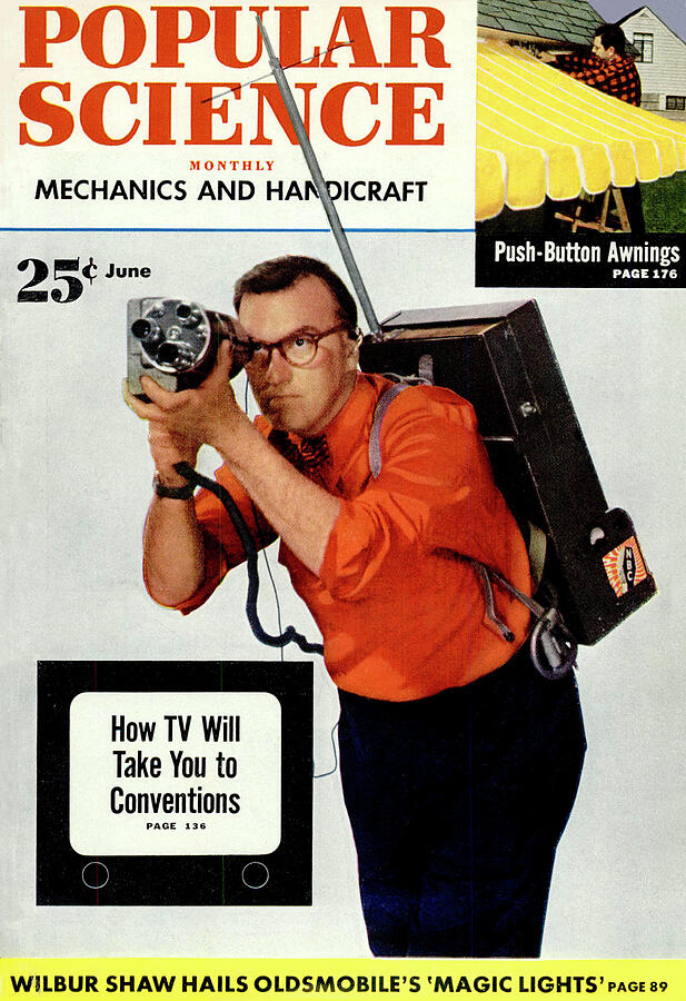 Popular Science Magazine Cover June 1955 Drawing by Popular Science Popular Science Magazine Cover June 1955 Drawing by Popular Science