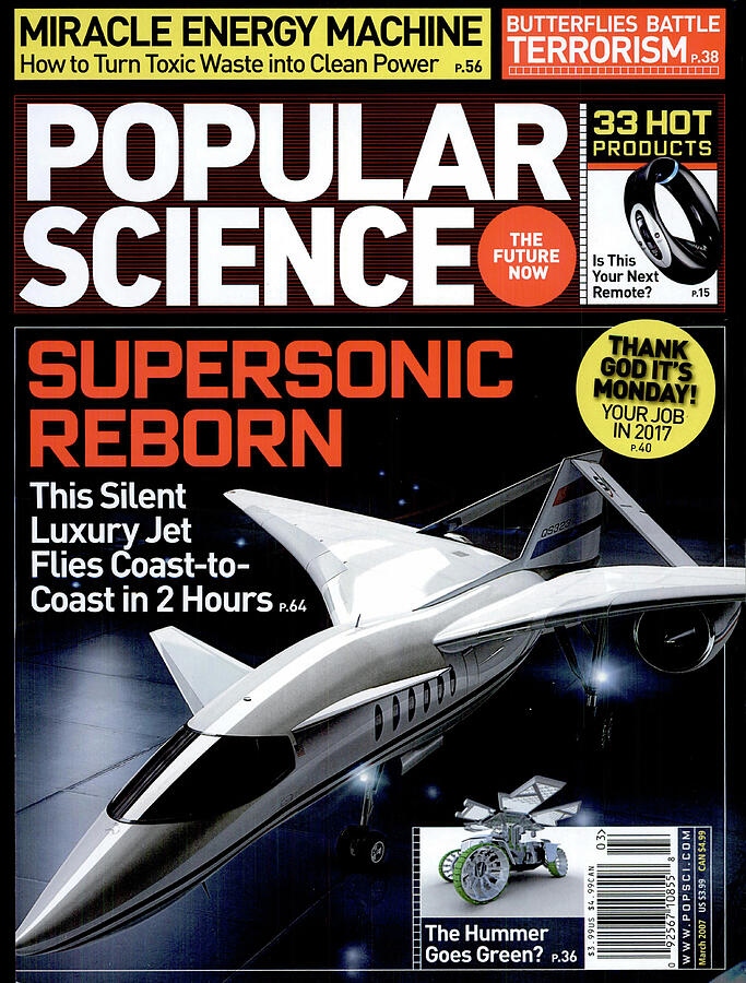 Popular Science Magazine Cover March 2007 Digital Art by Popular Science