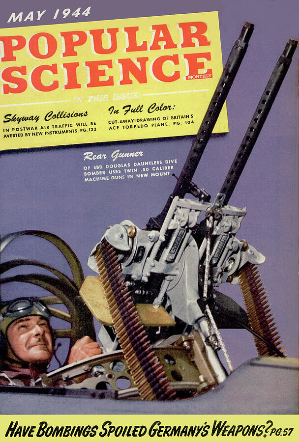 Popular Science Magazine Cover May 1944 Drawing by Popular Science Popular Science Magazine Cover May 1944 Drawing by Popular Science