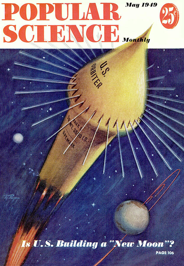 Popular Science Magazine Cover May 1949 Issue Drawing by Popular Science Popular Science Magazine Cover May 1949 Issue Drawing by Popular Science