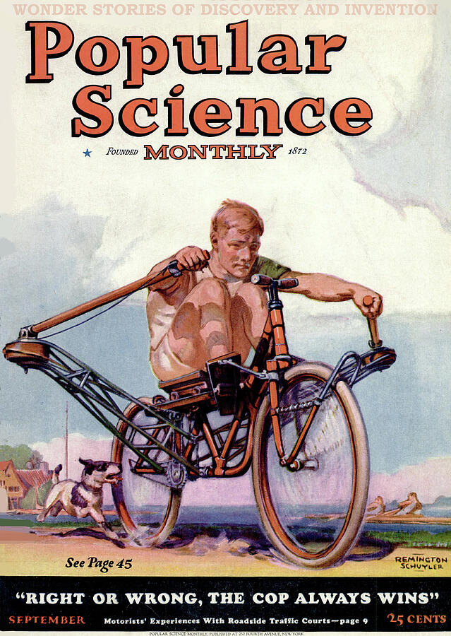 Popular Science Magazine Cover September 1932 Painting by Popular Science Popular Science Magazine Cover September 1932 Painting by Popular Science