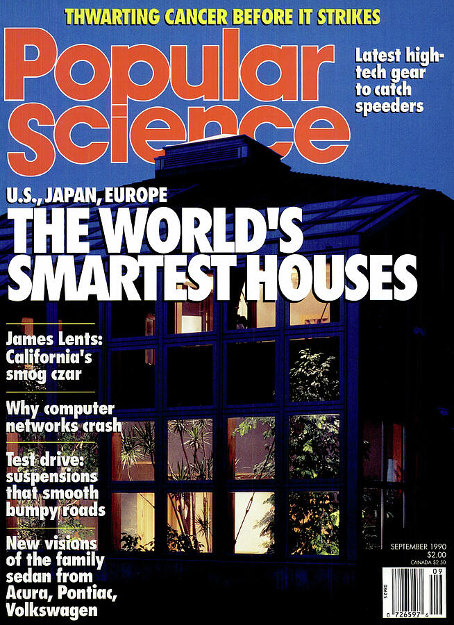 Popular Science Magazine Cover September 1990 Photograph by Popular Science Popular Science Magazine Cover September 1990 Photograph by Popular Science