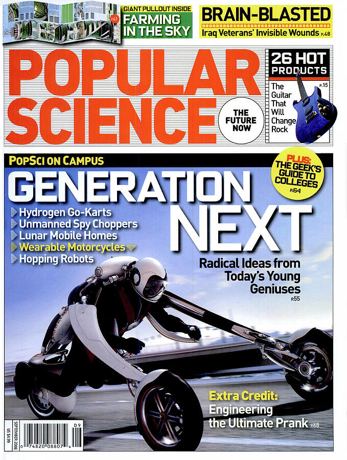 Popular Science Magazine Cover September 2008 Digital Art by Popular Science Popular Science Magazine Cover September 2008 Digital Art by Popular Science