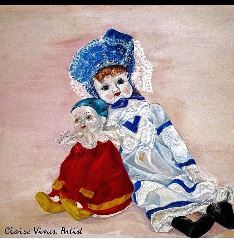 painting porcelain dolls