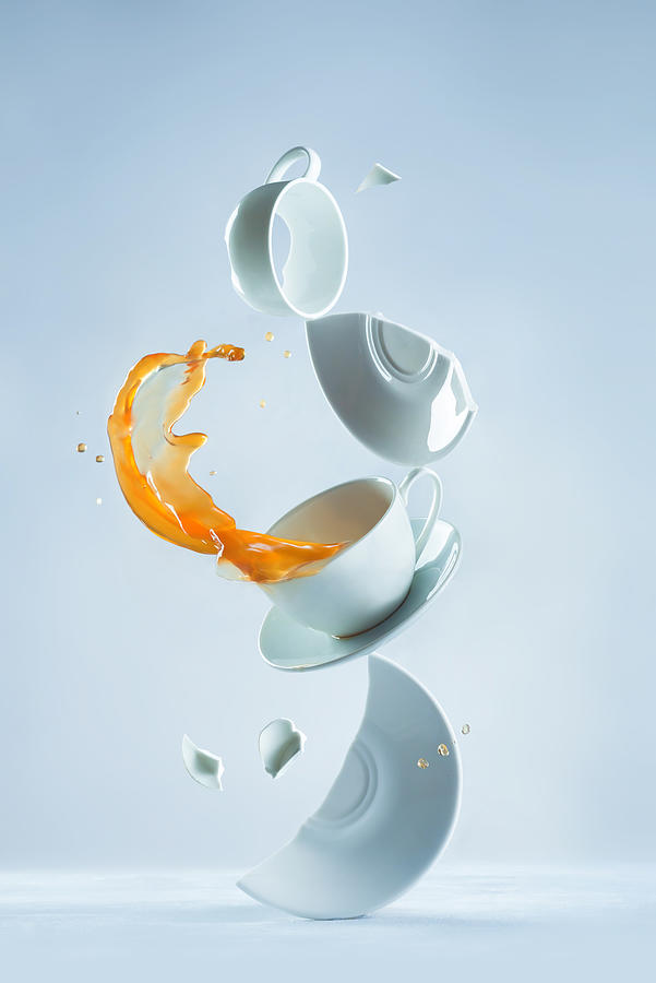 Coffee Photograph - Porcelain Sculpture_part 3 by Dina Belenko