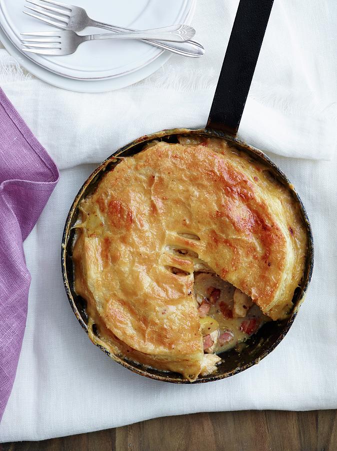 Pork And Cider Pie Photograph by Amanda Stockley