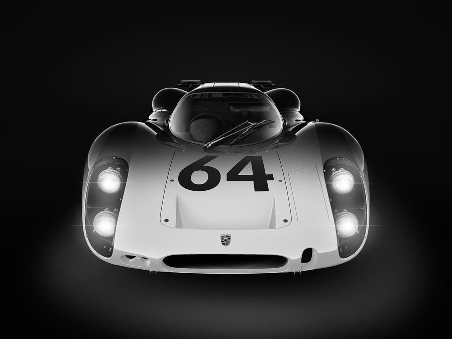 Porsche 908 lh - New Dawn Digital Art by Marc Orphanos