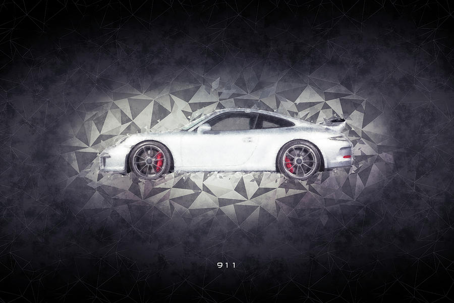 Porsche 911 GT3 Digital Art by Airpower Art