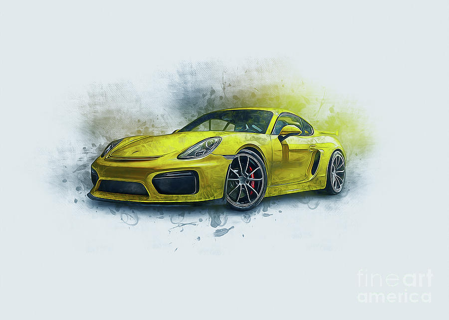 Porsche 911 Painting by Ian Mitchell