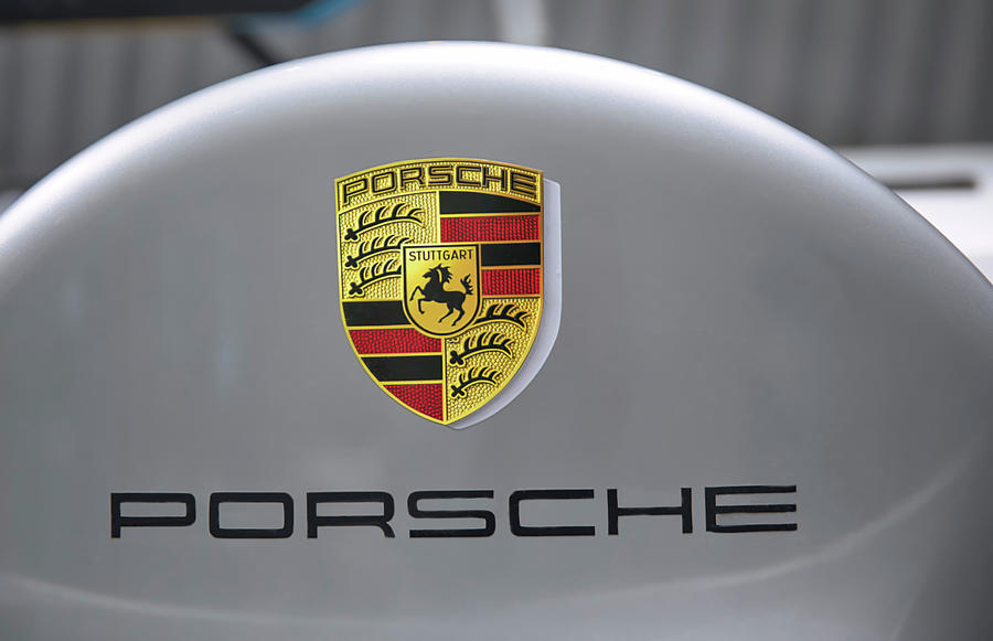 Porsche Logo Photograph by Gene Parks