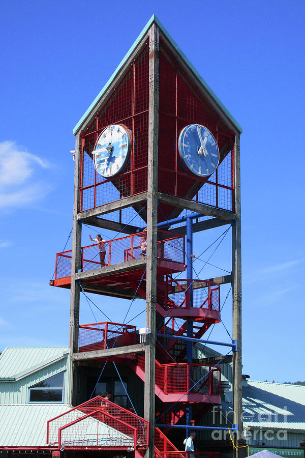 Port Alberni Clock Tower Photograph by Randall Weidner