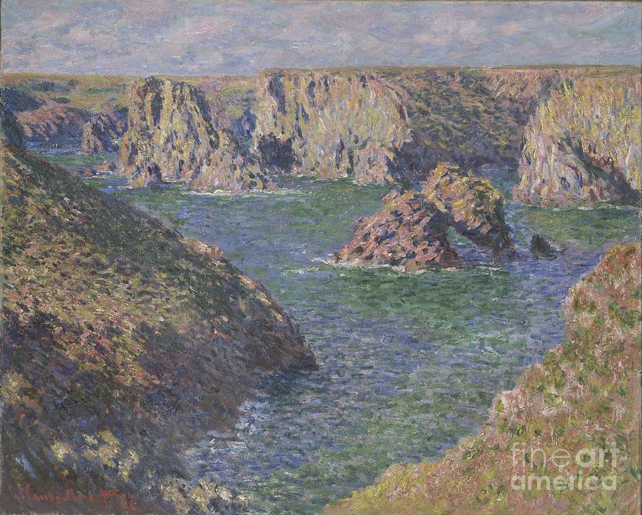 Port-domois, Belle-isle, 1887 (oil On Canvas) Painting by Claude Monet