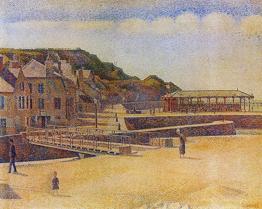 Port-en-bessin 1888 Painting