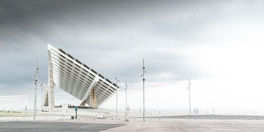 Barcelona Photograph - Port Forum by Roland Weber