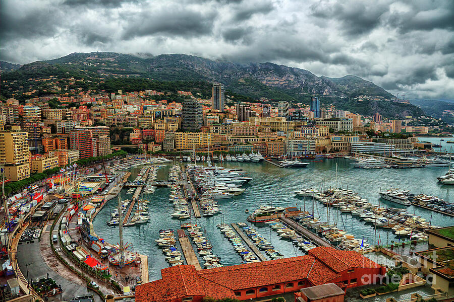 Port Hercules Monte Carlo Monaco Photograph by Wayne Moran