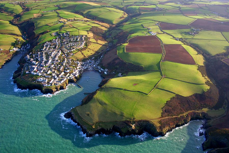 Port Isaac From Above Photograph by Andrew Turner