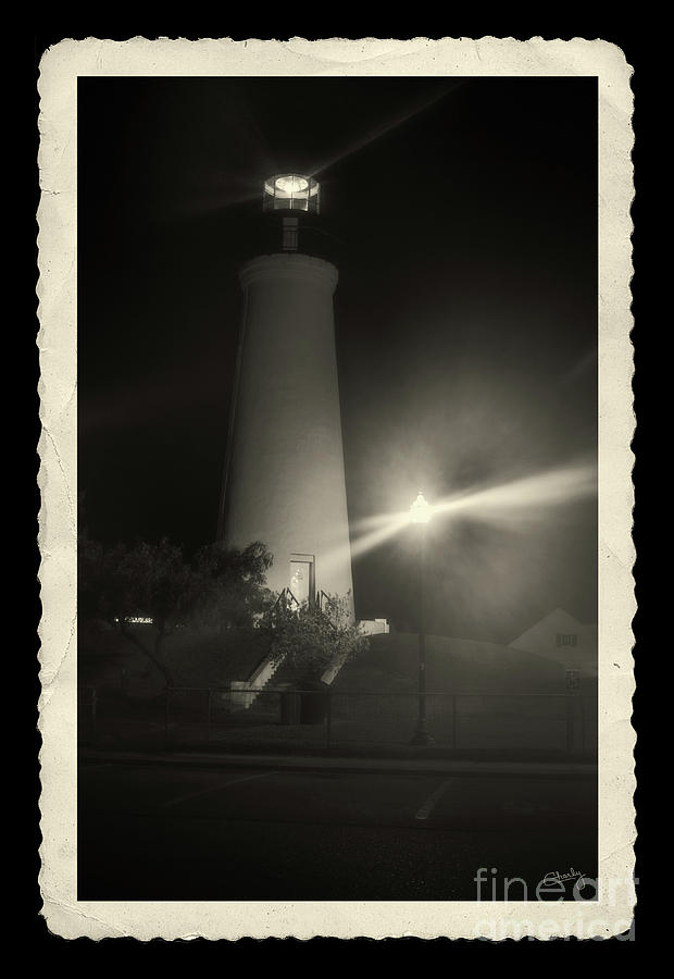 Port Isabel Lighthouse in Sepia    Photograph by Imagery by Charly