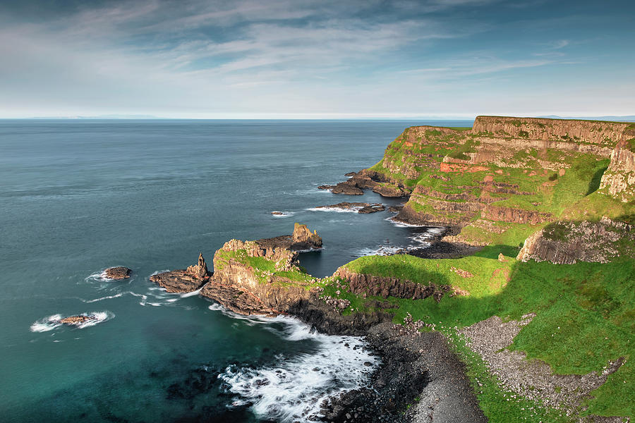 Port Na Tober And Horse Shoe Harbour, Giant's Causeway Photograph by ...