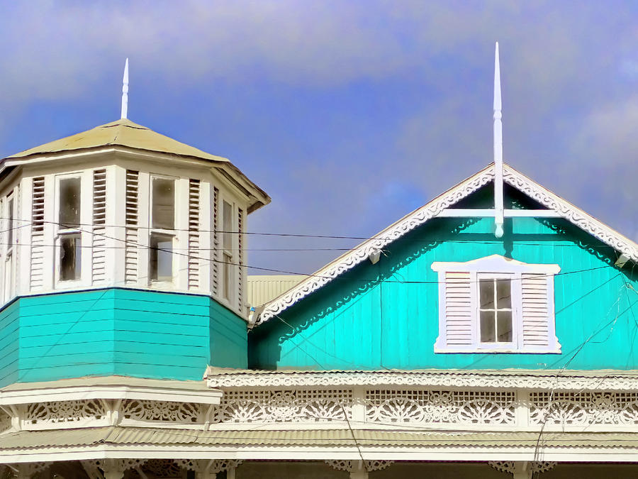Port of Spain House Photograph by Nadia Sanowar