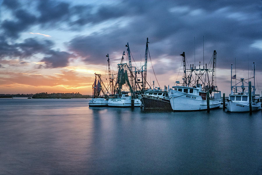 Port Orange Fishing Boats Photograph by Tom Singleton