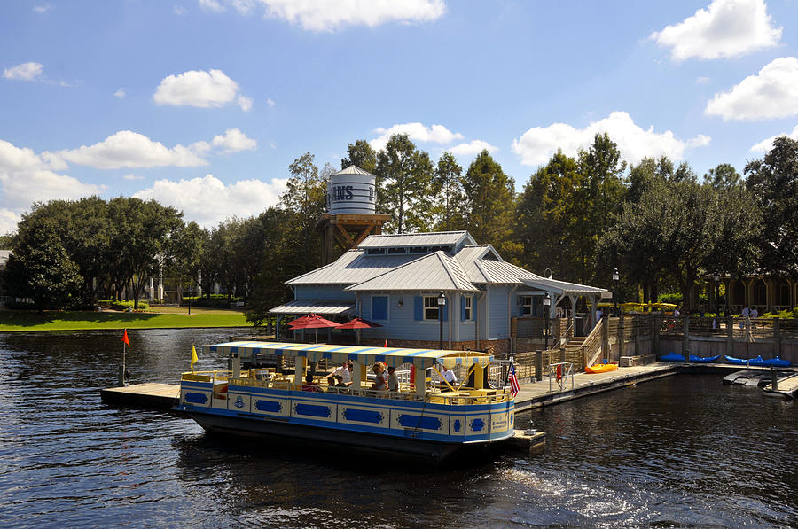 Port Orleans dock area Photograph by David Lee Thompson