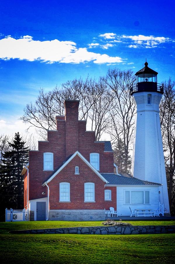 Port Sanilac Lighthouse #1 Photograph by Robert Knispel - Fine Art America