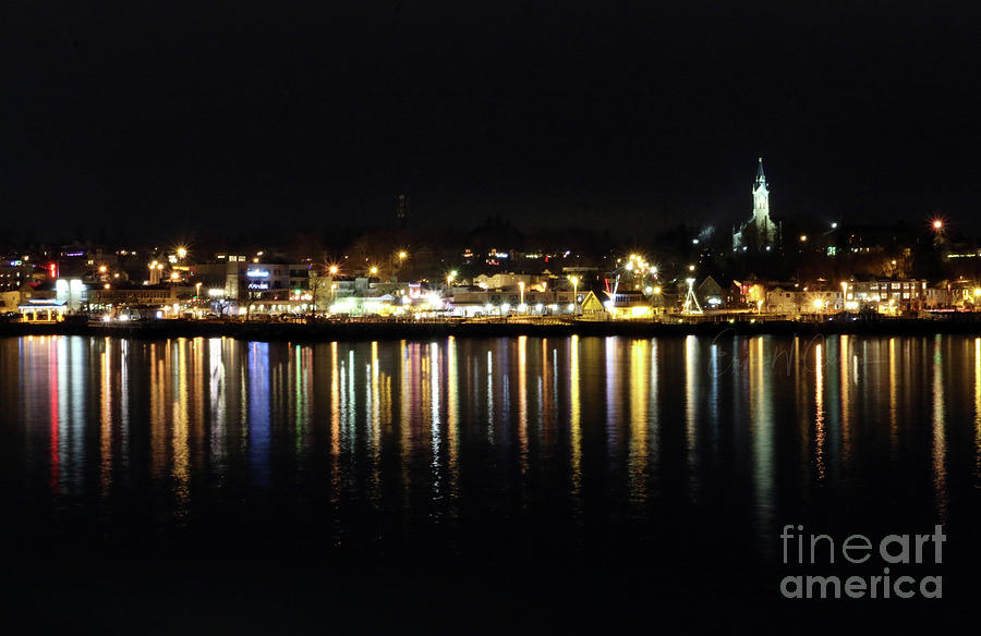 Port Washington,Wi. December evening 4 Photograph by Eric Curtin