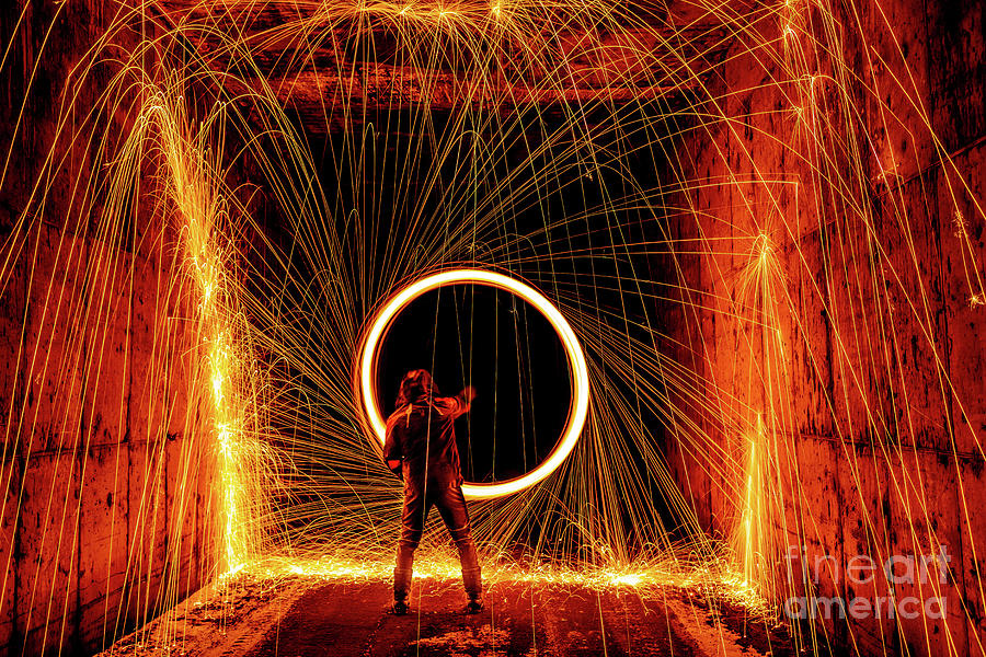 Portal of Fire Photograph by Melissa Lipton