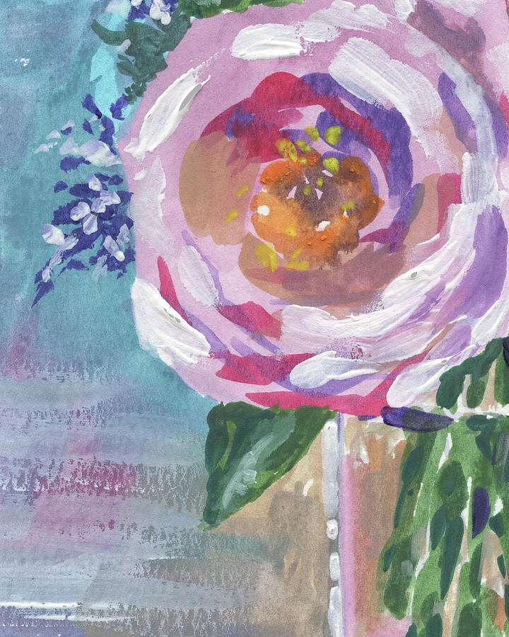 Portal To The Beauty Floral Impressionism  Painting by Irina Sztukowski