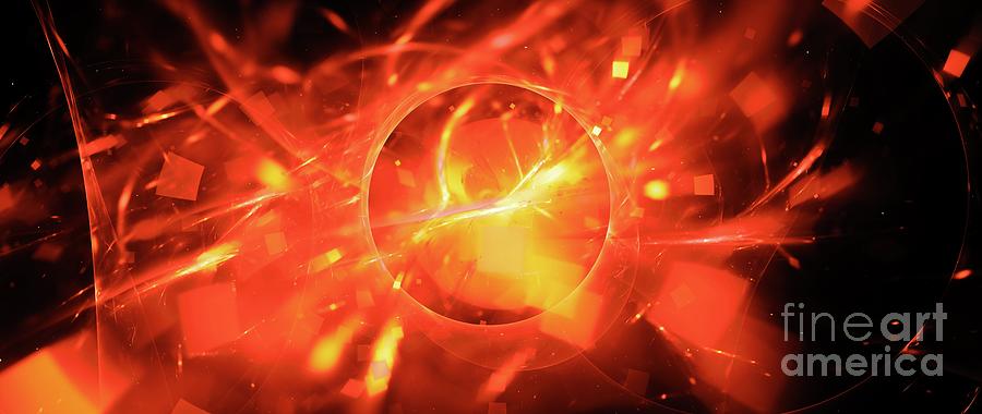 Portal With Plasma Particles Photograph by Sakkmesterke/science Photo Library