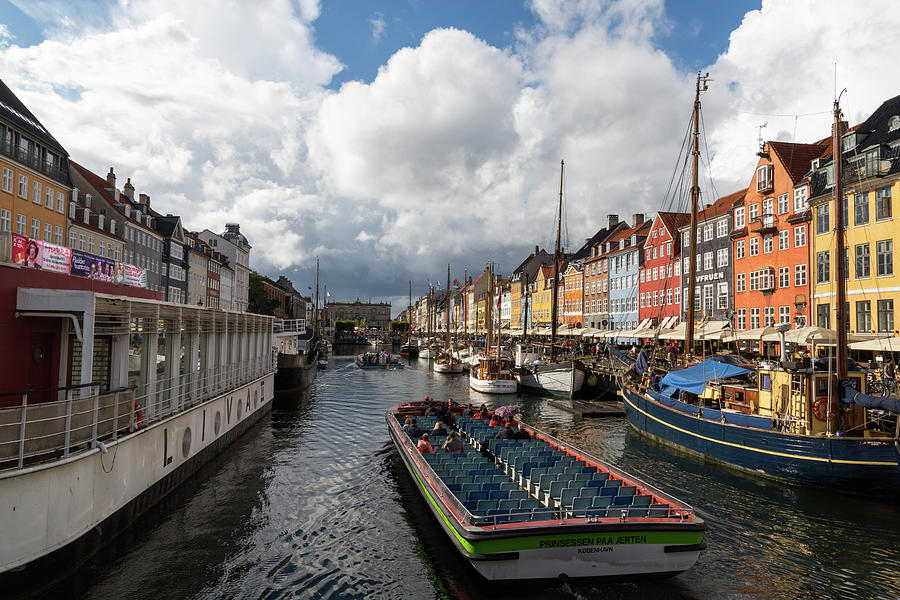 Portals of Sunshine on Nyhavn Photograph by John Daly