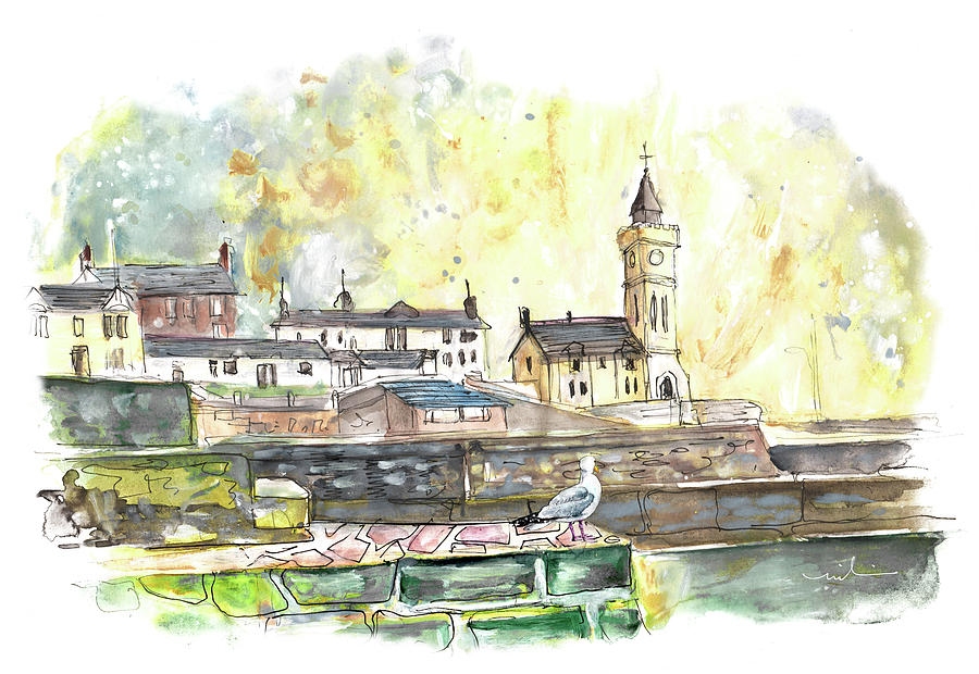 Porthleven 02 Painting by Miki De Goodaboom
