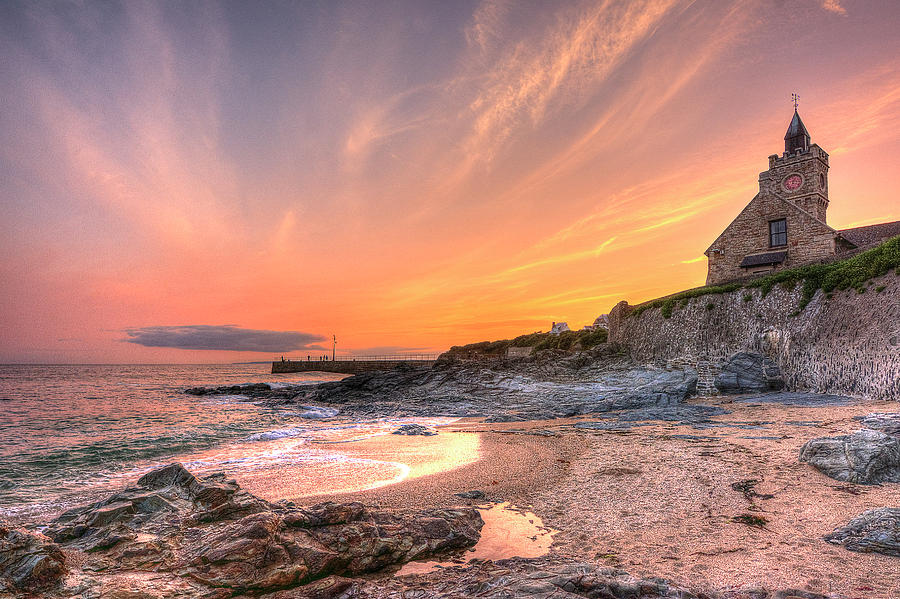 Porthleven Town Beach - Cornwall, UK. Photograph by Hazy Apple