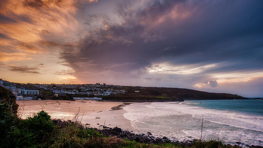 Porthmeor in the sky by Eddy Kinol Porthmeor in the sky by Eddy Kinol