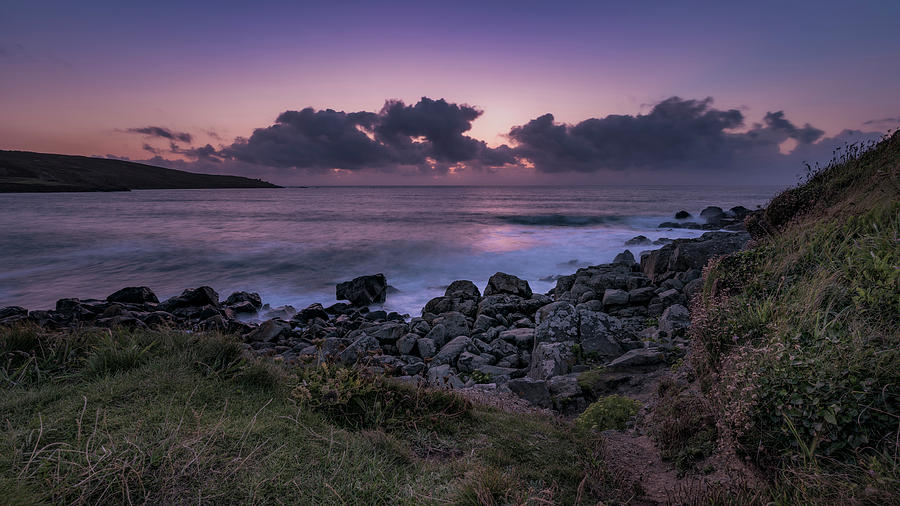 Porthmeor Sunset - Cornwall by Eddy Kinol Porthmeor Sunset - Cornwall by Eddy Kinol