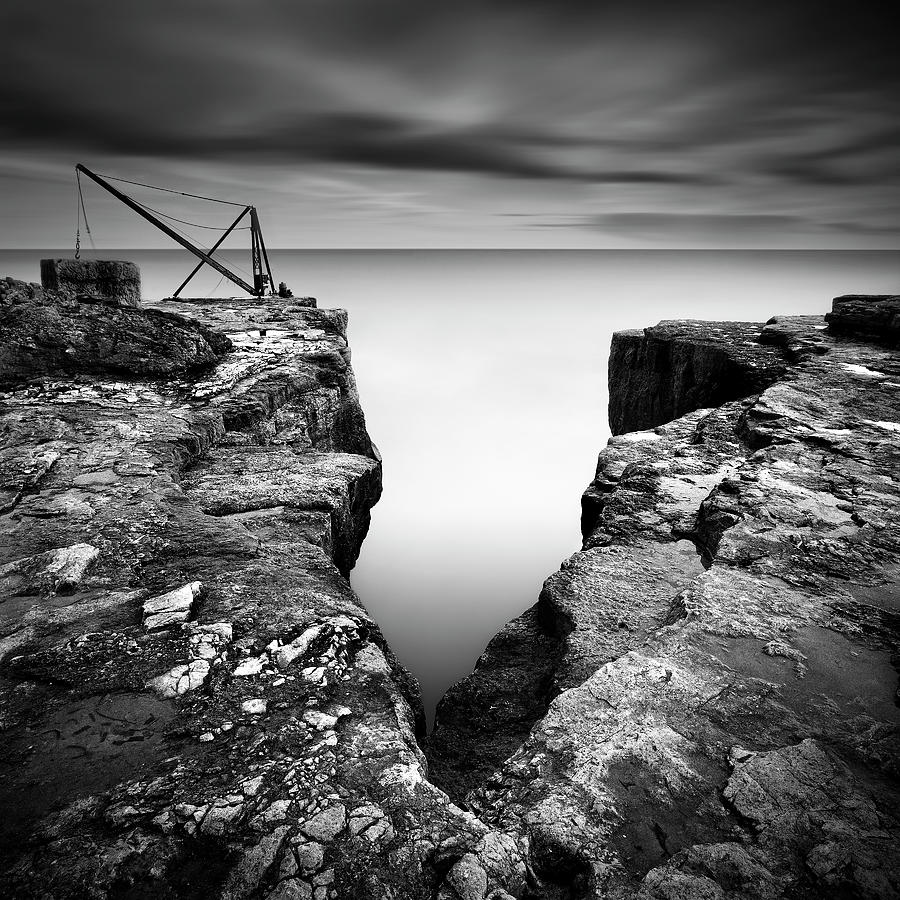 Black And White Photograph - Portland Bill by Rob Cherry