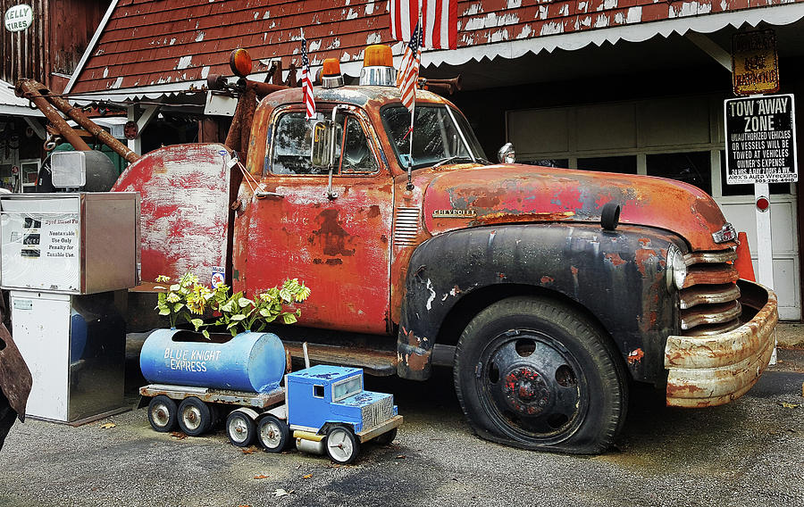 Portland Maine Rusty Antique Truck Photograph by Jessica Farley | Fine