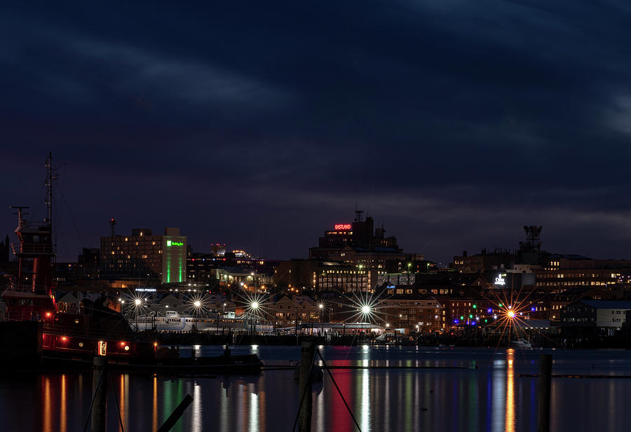 Portland, Maine skyline Photograph by Bob Doucette