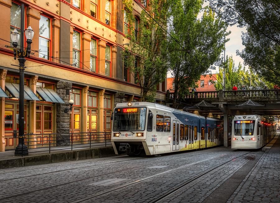 Portland Streetcars Photograph By Mountain Dreams - Pixels