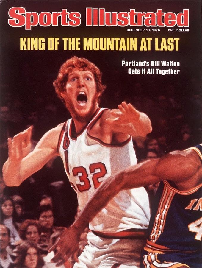 Portland Trail Blazers Bill Walton... Sports Illustrated Cover Photograph by Sports Illustrated
